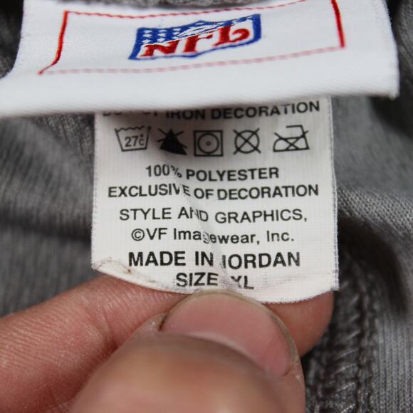 NFL Team Apparel Shorts Mens XL Gray Mesh Colts Drawstring - Picture 4 of 7